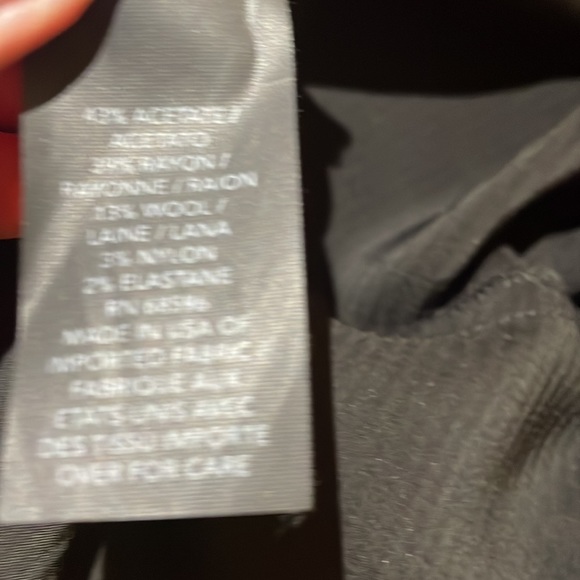 DONNA KARAN NEW YORK BLACK LABEL BLACK dress size 10 - Picture 8 of 10